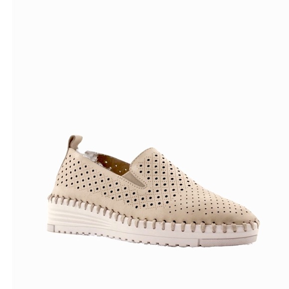 New Nubuck Leather Dream by Fly Flot Shoes Made in Italy Colour Sand Size 41 - Picture 3 of 10